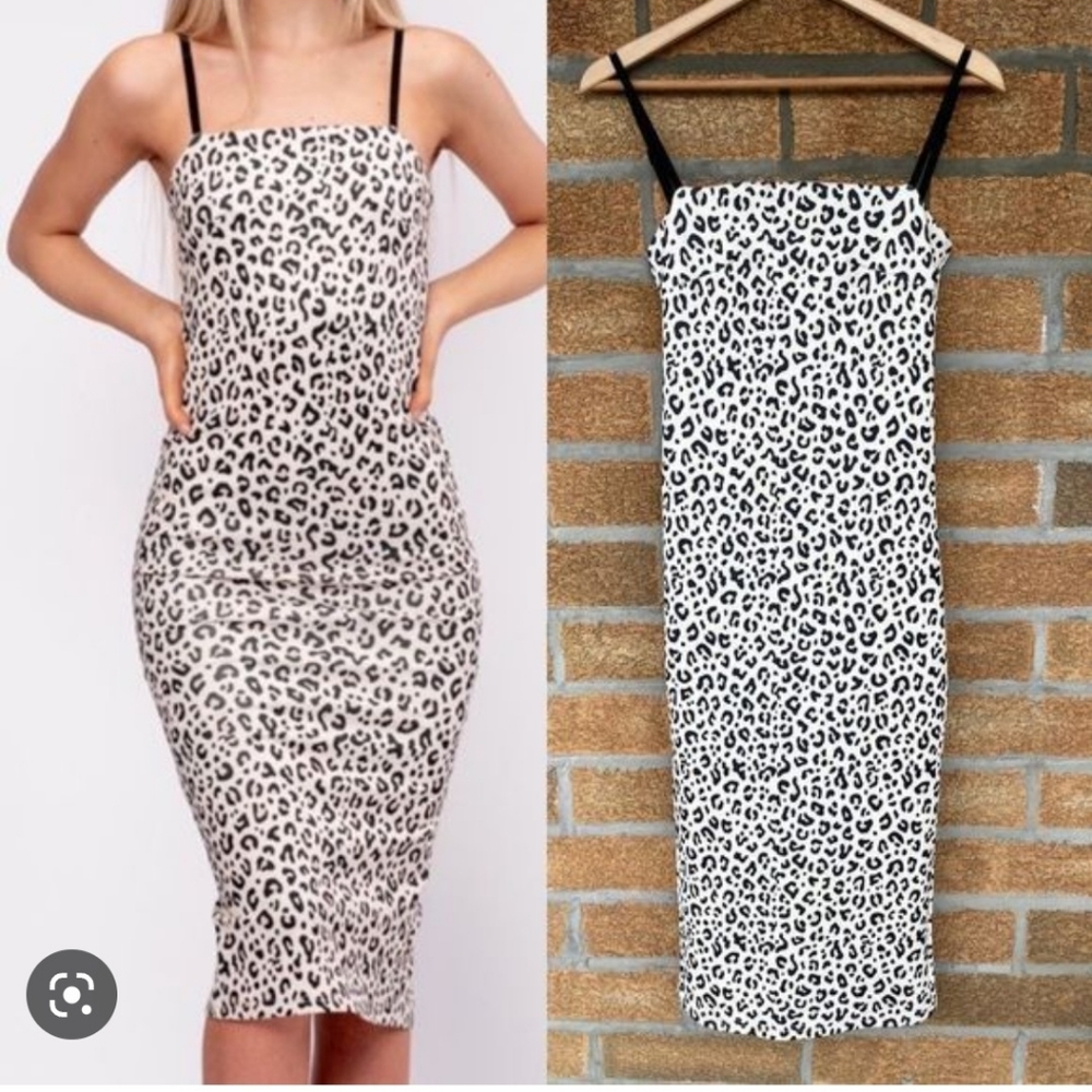 Cheetah print dress